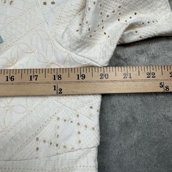 Maeve Anthropologie Rochelle Eyelet Maxi Dress Women’s 1X Boho Cottage Wedding - Picture 7 of 16
